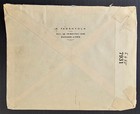 1942 Argentina Censor Cover Ties 25c Stamp Cd Buenos Aires-boston