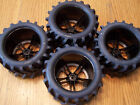 Fit Traxxas 2 5 3 3 T-maxx Chevron Tires 14mm 3 8 Wheels 16 8 Emaxx Revo   Flaws
