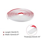 Peel And Stick Trim 0 5 Inch X 33ft Flexible Wall Molding Trim White
