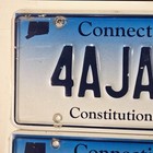 Connecticut License Plate Pair     free         Authentic Ct Matching Tags 4ajar1