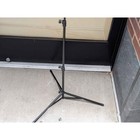 Folding Sheet Music Stand With Carry Bag     Adjustable Black Metal Tripod