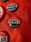 Lot Of 10 Vintage Willkie And Mcnary Presidential Campaign Buttons pins  1940 