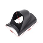 2  Inch 52mm Single Holes Gauge A-pillar Meter Dash Pod Mount Holder Black Abs