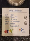 2003 Ebay Live Royal Dutch Mint 12g  925 Silver Coin In Case W  Coa