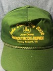 Nos Vintage John Deere Day 2002 Hat Cap Snapback Trucker Mesh Made In Usa Green