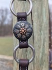 Flower Concho Earloop Ring Style Headstall  Quality Horse Tack 