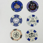 Harley-davidson Dealer Poker Chip Lot Of 15 Usa Multi-state Plus Canada