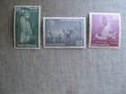 India  Scott  326-328  Mnh
