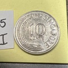 1982   Singapore 10 Cents - Beautiful Coin    Seahorse  - Free Shipping