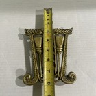 Beautiful Vintage Solid Brass Trivet With Lovely Patina Functional Decoration