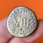 Stunning Rare Ancient Roman Spintria Token Bronze Caligula Coin Viii Antique