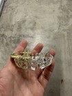 Vintage Disneyland Cut Glass Ashtray Trinkets Mickey Mouse Castle Walt Disney 