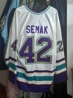 Syracuse Crunch Team Signed Relica Jersey 90s Xxl Bauer  Sewn Nameplate numbers 
