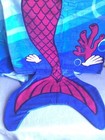 Brand New Body Glove Kids Mermaid Beach Bath Time 100  Cotton Hooded Towel