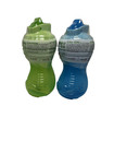 Munchkin 12 Month   Spill Proof Mighty Grip Sippy Cups 10 Oz Green Blue