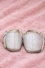 Vintage Leather Baby Shoes Buckle Handcrafted Infant Dress Shoes 1940s 1950s
