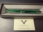 Visconti Opera Demo Green Fountain Pen Bonus Gift B  Medium Nib Retail  750