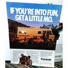 Vintage 1988 Kawasaki Good Times Roll 3 Page Ad Original Epherma