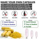 Empty Gelatin Clear Capsules Size 1 Halal Certified Kosher Gluten Gel 1 000 Ct