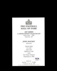 John Mackey Psa Dna Coa Signed Goal Line Art Card Glac Autograph