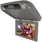 Rockville Rvd17hd Grey-gr 17  Flip Down Car Monitor W Dvd hdmi usb sd games Gray