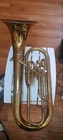 Vintage  F  E  Olds Ambassador Baritone Horn  case  Serial   835109 