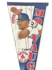 Vintage Mo Vaughn Boston Red Sox Mlb Baseball Player Caricature Full Sz Pennant