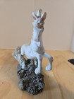 Beautiful Unicorn Figurine Stands 6 25  Tall Made Of Resin