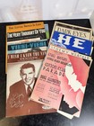 Vintage Sheet Music Lot 1930s 40s Shirley Temple Duke Ellington Jazz Movie Songs