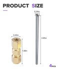 Paiyue Brake Line Repair Kit automotive 3 16  Silver  Bronze