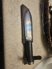 Ww2 Cattaraugus 225q Fighting Knife  Leather Sheath
