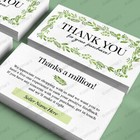 500 Thank You Cards Seller Store Business Cards Full Color 16pt Gloss Or Matte