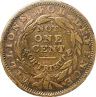 1837 Not One Cent Hard Times Token Coin Liberty Head For Tribute