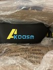Akoasm Foldable 4-wheel Rollator Walker Seat Backrest Handbrakes 300lb Yellow