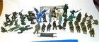 Vintage 1960s Lot Of 45 Plastic Army Soldier Figures   Mostly Marx