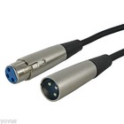 10pack 25ft Foot Xlr Male Female 3pin Mic Shielded Cable Microphone Audio Cord