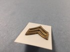 U s  Army Metal Rank Chevron  Sgt   Clutch Back  1 Pc  Gold Tone
