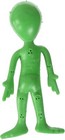 Aliens - Bendable - 3 Inch Poseable Green Alien - Cool Cute Green Novelty Toy