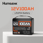 Humsienk 12v 100ah Lifepo4 Lithium Battery 15000 cycle Bms For Rv Home Off-grid