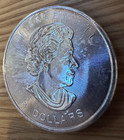 2015 - Toned  - 1 5 Oz 999 Silver Coin -  8 Dollar - Polar Bear - Rcm