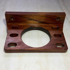 Custom Handmade Marine Teak Wood Wall Mount Toothbrush   Cup Holder     Reclaimed
