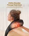 Deep Tissue Neck Massager With Heat - Ergonomic Pain Relief For Back   Legs  Ide