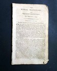 Rare Rutland Vt Short Lived Vermont 18th Century February 1796 Monthly Magazine