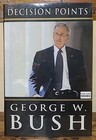 Signed President George W  Bush 2010 Decision Points Hardcover Book Dj  35 Vgc