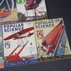 Popular Science Magazine 1933 Lot Of 5 Vg Condition Scarce  