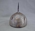 Antique 17h -18th Century Islamic Indo-persian Helmet To Sword Shamshir Tulwar