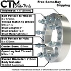 4x 1 5  8x170 Wheel Spacer Adapter Fit 03-22 F250 99-22 F350 Super Duty Srw