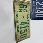 Vintage 1970     74      73 Florida License Tags 