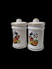 Vintage Disney Chef Mickey Mouse Salt   Pepper Shakers Made In Japan