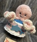 Octopus Baby Diaper Cake Shower Gift Centerpiece Newborn Present Under The Sea